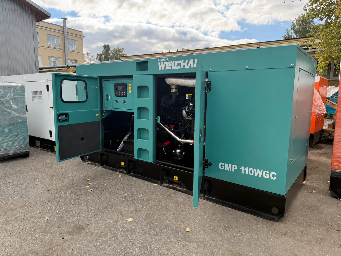 Дизельный генератор GMP 110WGC в кожухе — изображение 2