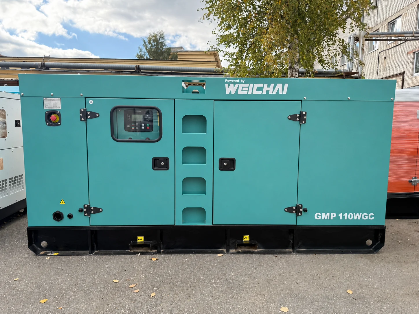 Дизельный генератор GMP 110WGC в кожухе — изображение 3