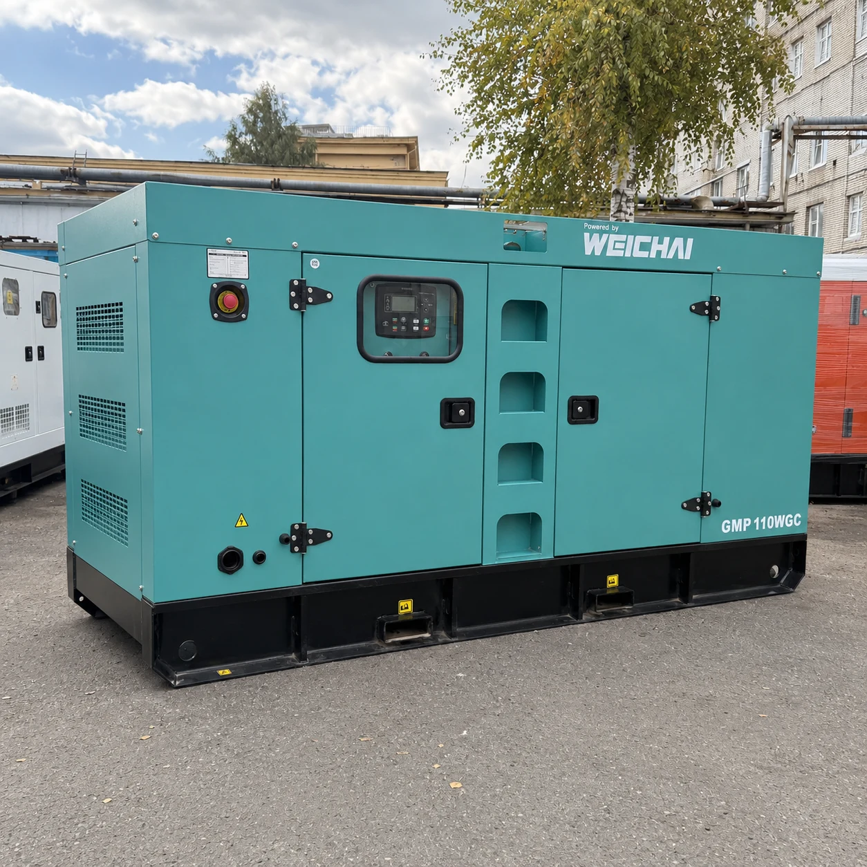 Дизельный генератор GMP 110WGC в кожухе — изображение 4