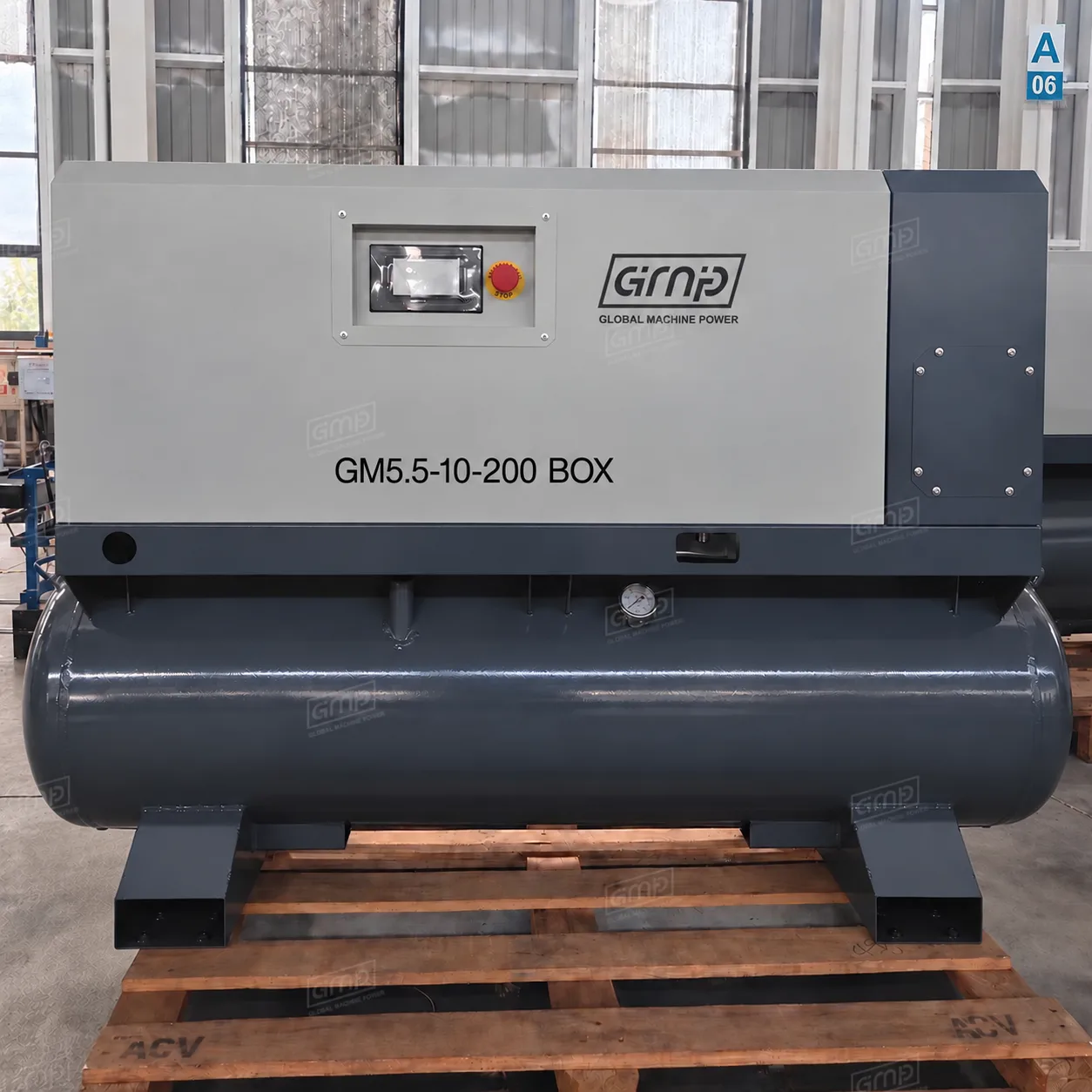 Винтовой компрессор GMP GM 5,5-10-200 BOX (IP54)